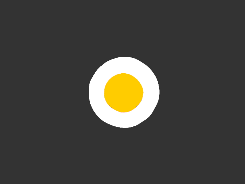 Scrambled eggs graphic
